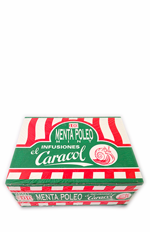 Caja 100 sobres Menta-Poleo Caracol