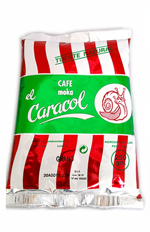 Café natural Caracol 250grs grano